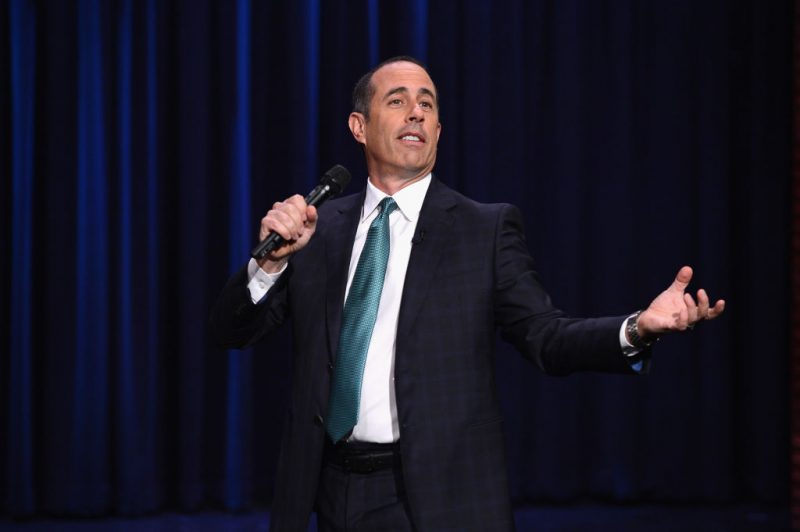NEW YORK, NY - FEBRUARY 18: Jerry Seinfeld visits "The Tonight Show Starring Jimmy Fallon" at Rockefeller Center on February 18, 2014 in New York City. (Photo by Theo Wargo/Getty Images for The Tonight Show Starring Jimmy Fallon)