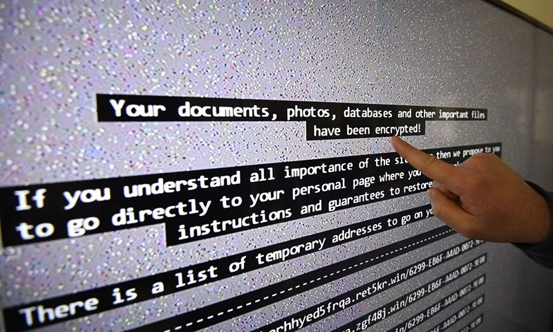 This picture taken on November 3, 2016 shows on a screen viruses list at the LHS (High Security Laboratory) of the INRIA (National Institute for Research in Computer Science and Automation) in Rennes. - Paradise where computer viruses blossom under the watchful eye of scientists, the Laboratory of high security (LHS-PEC) of Rennes is a small fortress from where emerge the first studies on the "ransomwares", those digital brigands which Dominate the malware market. (Photo by DAMIEN MEYER / AFP) (Photo by DAMIEN MEYER/AFP via Getty Images)