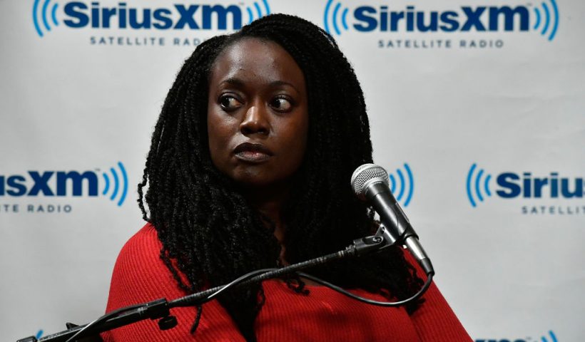 WASHINGTON, DC - OCTOBER 19: Ashley Allison, senior advisor at the Leadership Conference appears on SiriusXM's Urban View Presents "Defining Justice In 2017" An Exclusive Subscriber Event hosted by Laura Coates at SiriusXM DC Performance Space on October 19, 2017 in Washington, DC. (Photo by Larry French/Getty Images for SiriusXM)
