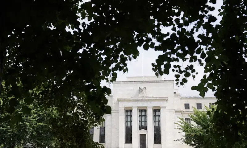 The exterior of the Marriner S. Eccles Federal Reserve Board Building is seen in Washington, D.C., U.S., June 14, 2022. REUTERS/Sarah Silbiger