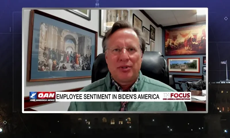 Video still from In Focus on One America News Network during an interview with the guest, Dr. Dave Brat.