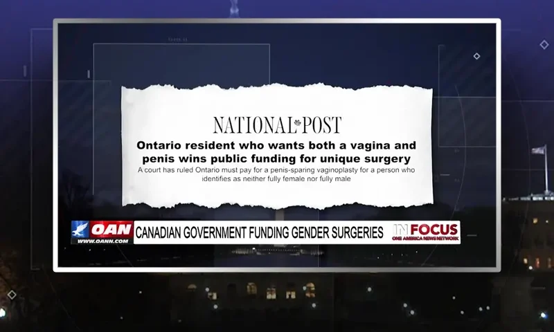 Video still from In Focus on One America News Network