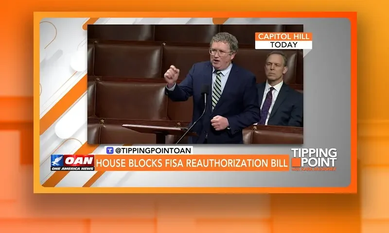 Video still from Tipping Point on One America News Network