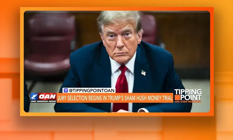 Video still from Tipping Point on One America News Network