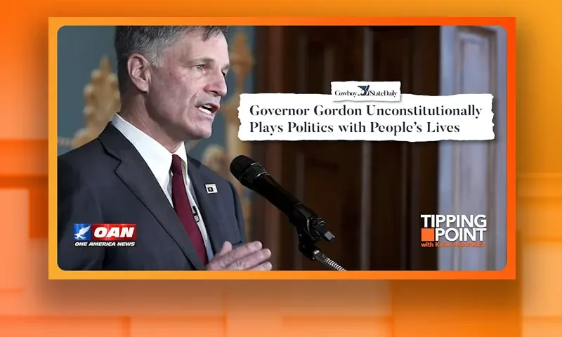 Video still from Tipping Point on One America News Network