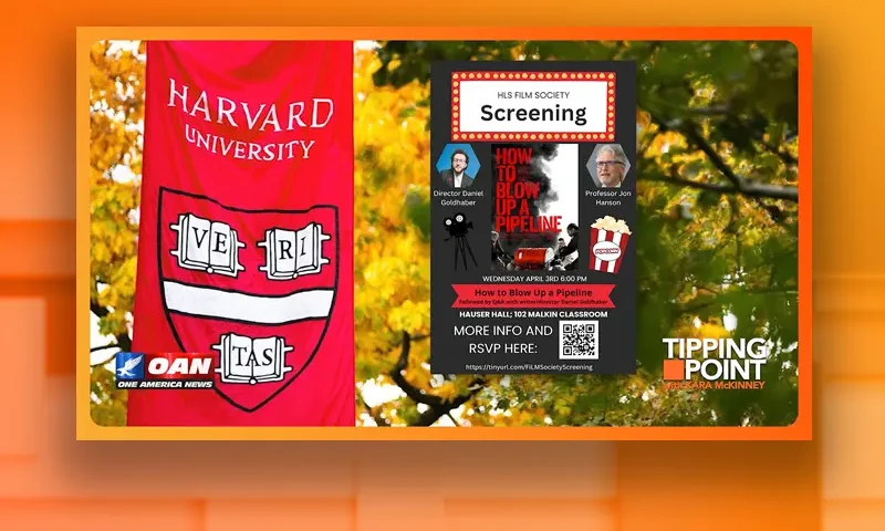 Video still from Tipping Point on One America News Network