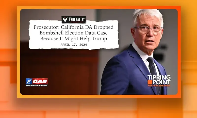 Video still from Tipping Point on One America News Network