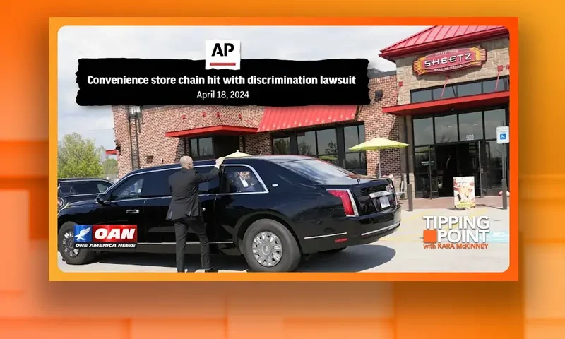 Video still from Tipping Point on One America News Network
