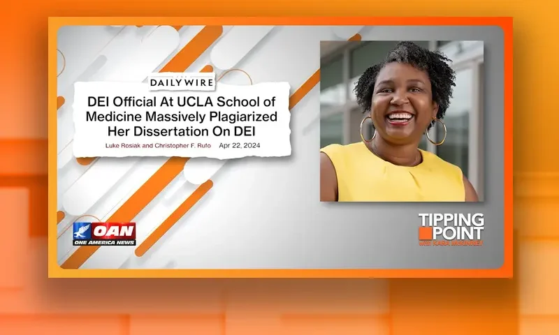 Video still from Tipping Point on One America News Network