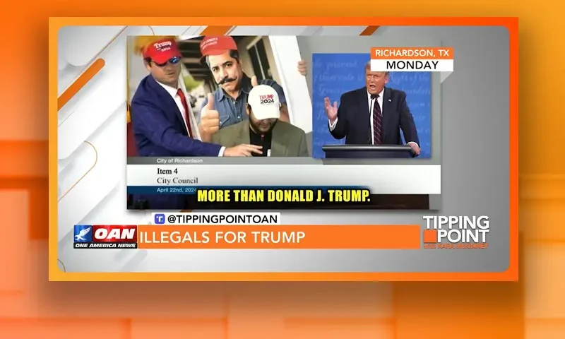 Video still from Tipping Point on One America News Network