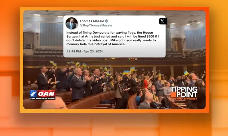 Video still from Tipping Point on One America News Network
