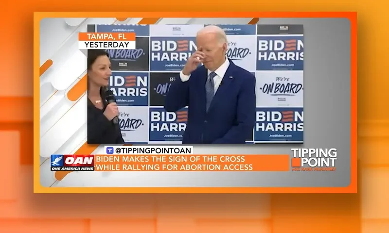 Video still from Tipping Point on One America News Network