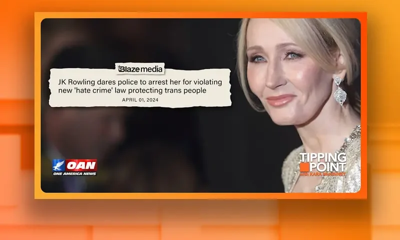 Video still from Tipping Point on One America News Network