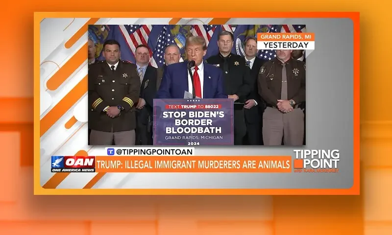 Video still from Tipping Point on One America News Network