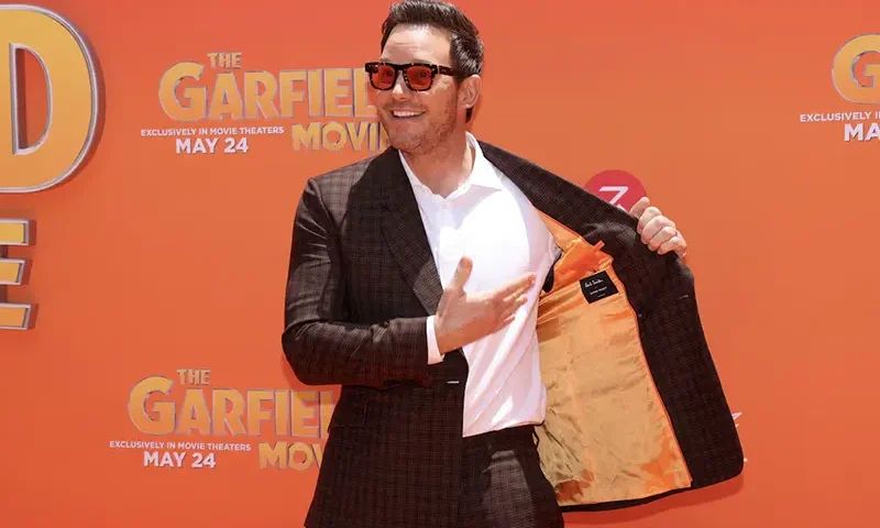 Cast member Chris Pratt attends the world premiere of the film "The Garfield Movie" at TCL Chinese Theatre in Los Angeles, California, U.S., May 19, 2024. REUTERS/Mario Anzuoni/File Photo