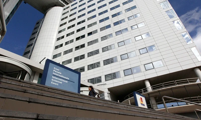 A picture taken on September 5, 2011 shows the International Criminal Court's building (ICC) in The Hague where Ruto, seen as a potential presidential candidate in 2012, Kosgey and radio executive Joshua arap Sang will appear for a hearing. Judges must now decide whether there is sufficient evidence to put Ruto, 44, Kosgey, 64, and Sang, 35, on trial for their alleged roles in the post-poll violence in Kenya in which over 1,100 people died. The three senior Kenyan leaders face charges of crimes against humanity including murder, forcible transfer and persecution before the court in The Hague. AFP PHOTO / VINCENT JANNINK (Photo by VINCENT JANNINK / AFP) (Photo by VINCENT JANNINK/AFP via Getty Images)