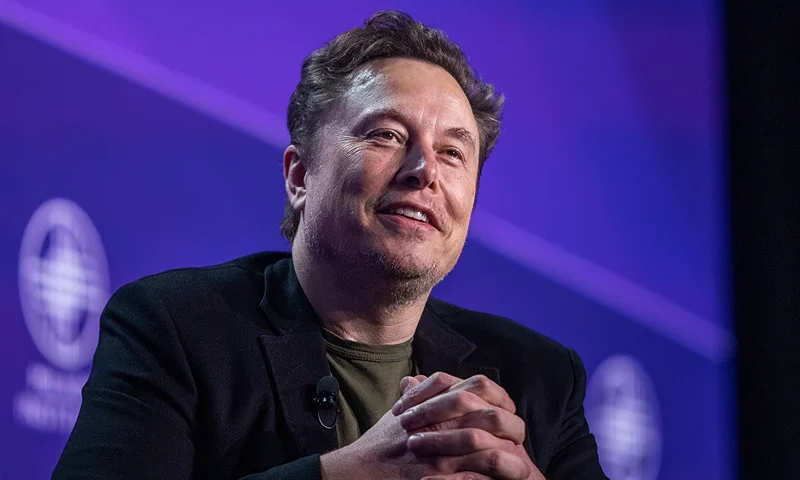 BEVERLY HILLS, CALIFORNIA - MAY 6: Elon Musk, co-founder of Tesla and SpaceX and owner of X Holdings Corp., speaks at the Milken Institute's Global Conference at the Beverly Hilton Hotel,on May 6, 2024 in Beverly Hills, California. The 27th annual global conference explores various topics, from the rise of generative AI to electric vehicle trends and features participants, soccer star David Beckham and actor Ashton Kutcher. (Photo by Apu Gomes/Getty Images)