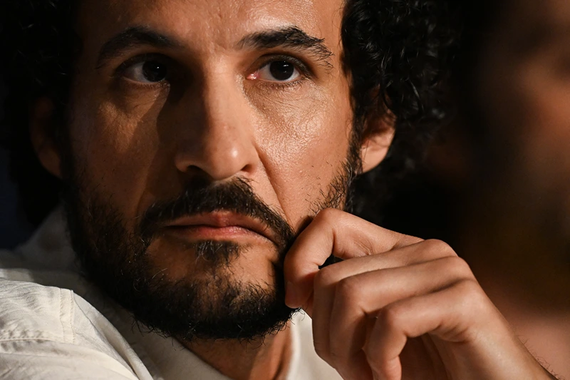 FRANCE-FILM-FESTIVAL-CANNES
Iranian-Danish director Ali Abbasi attends a press conference for the film "The Apprentice" during the 77th edition of the Cannes Film Festival in Cannes, southern France, on May 21, 2024. (Photo by Julie SEBADELHA / AFP) (Photo by JULIE SEBADELHA/AFP via Getty Images)