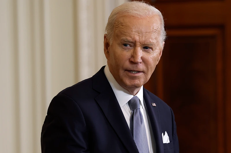 President Biden Hosts Kenyan President William Ruto For Official State Visit
WASHINGTON, DC - MAY 23: U.S. President Joe Biden participates in a joint press conference with Kenyan President William Ruto in the East Room at the White House on May 23, 2024 in Washington, DC. Biden welcomed Ruto for a state visit including a bilateral meeting, a joint press conference and a state dinner. Ruto’s visit is the first official state visit to the White House by a leader from an African country since 2008. (Photo by Anna Moneymaker/Getty Images)