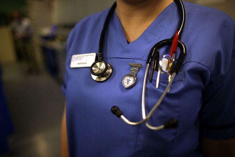 BIRMINGHAM, ENGLAND - MARCH 16: Nurses in the accident and emergency dept of Selly Oak Hospital work during a busy shift on March 16, 2010 in Birmingham, England. As the UK gears up for one of the most hotly contested general elections in recent history it is expected that that the economy, immigration, industry, the NHS and education are likely to form the basis of many of the debates. (Photo by Christopher Furlong/Getty Images)