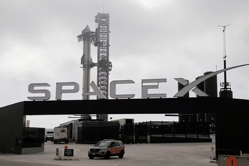 SpaceX's next-generation Starship spacecraft atop its powerful Super Heavy rocket is prepared for a third launch from the company's Boca Chica launchpad on an uncrewed test flight, near Brownsville, Texas, U.S. March 13, 2024. REUTERS/Joe Skipper/File Photo