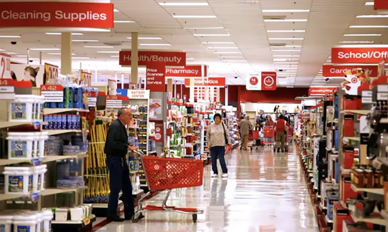 Customers shop at a Target store in Arvada, Colorado February 24, 2009. REUTERS/Rick Wilking/File Photo