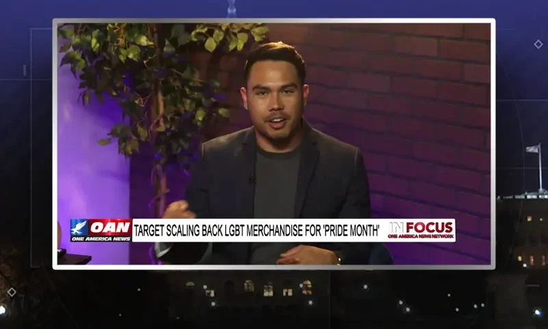 Video still from In Focus on One America News Network during an interview with the guest, Jobob.