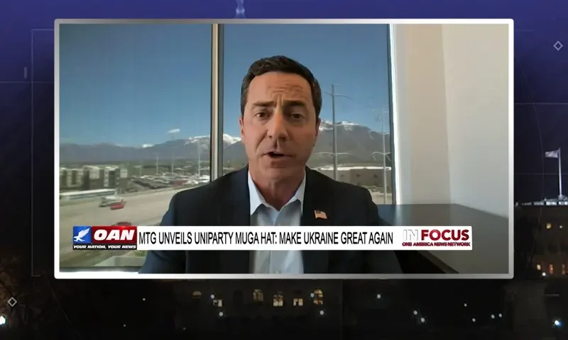 Video still from In Focus on One America News Network during an interview with the guest, Mayor Trent Staggs.