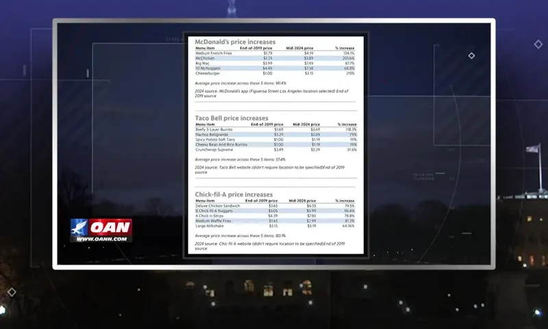 Video still from In Focus on One America News Network