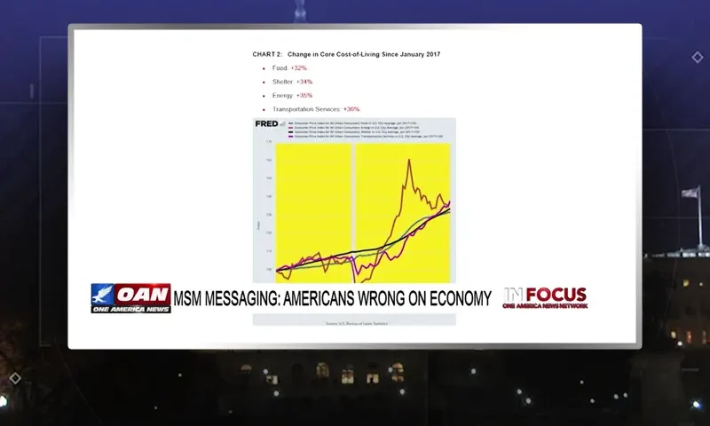 Video still from In Focus on One America News Network