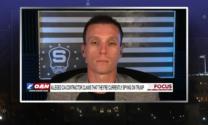 Video still from In Focus on One America News Network during an interview with the guest, Steve Friend.
