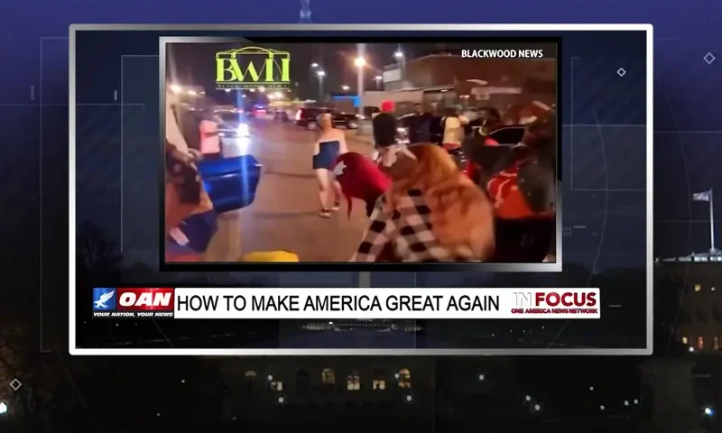 Video still from In Focus on One America News Network