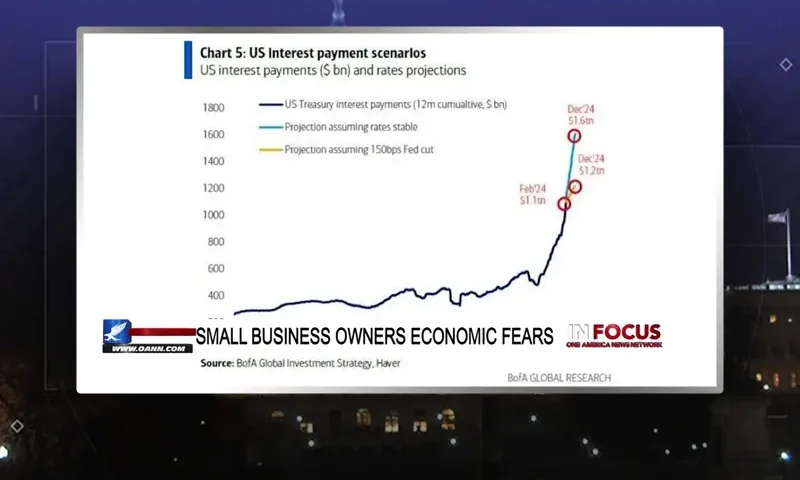 Video still from In Focus on One America News Network