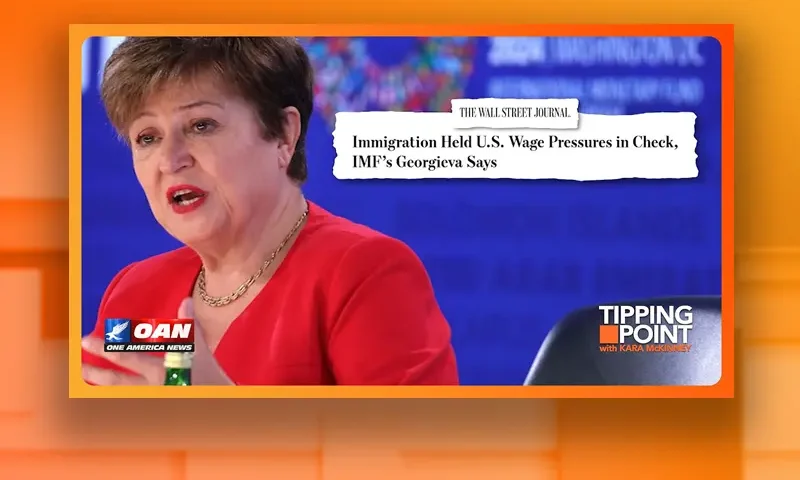 Video still from Tipping Point on One America News Network