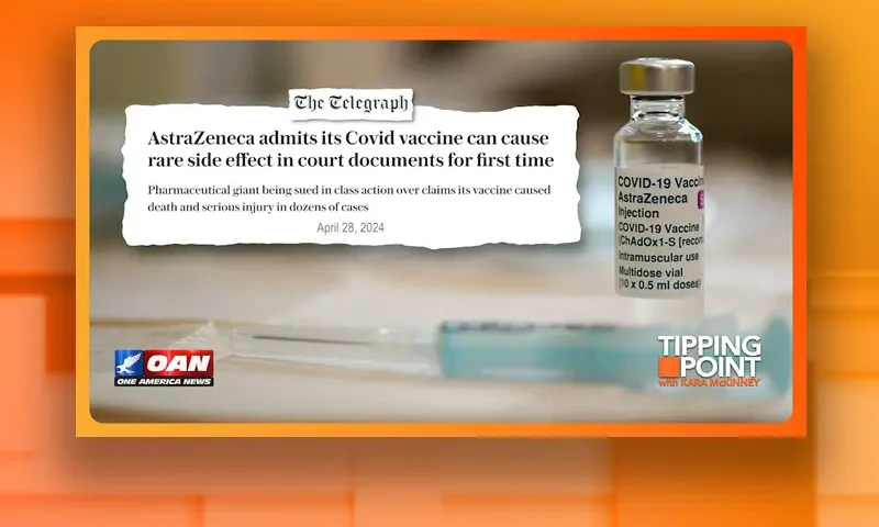 Video still from Tipping Point on One America News Network