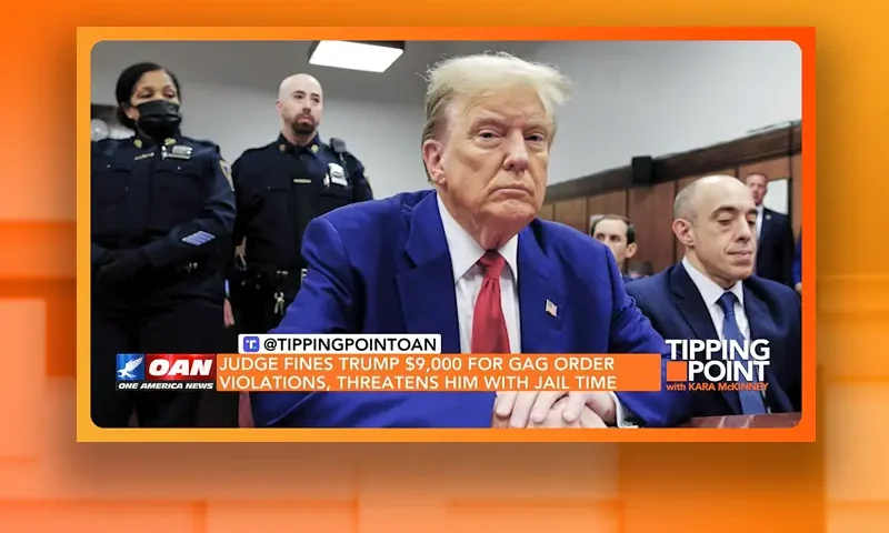Video still from Tipping Point on One America News Network