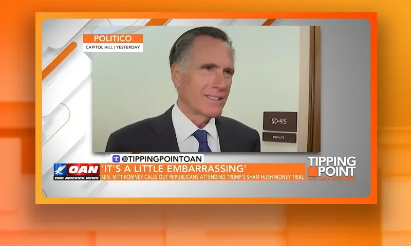 Video still from Tipping Point on One America News Network