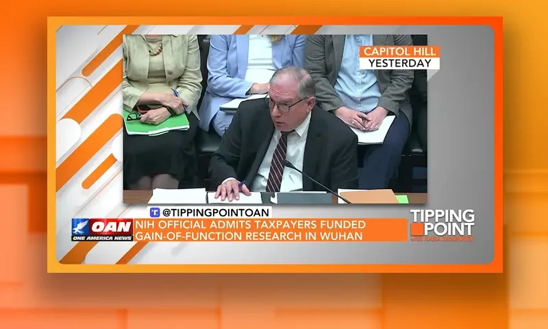 Video still from Tipping Point on One America News Network