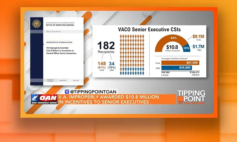 Video still from Tipping Point on One America News Network