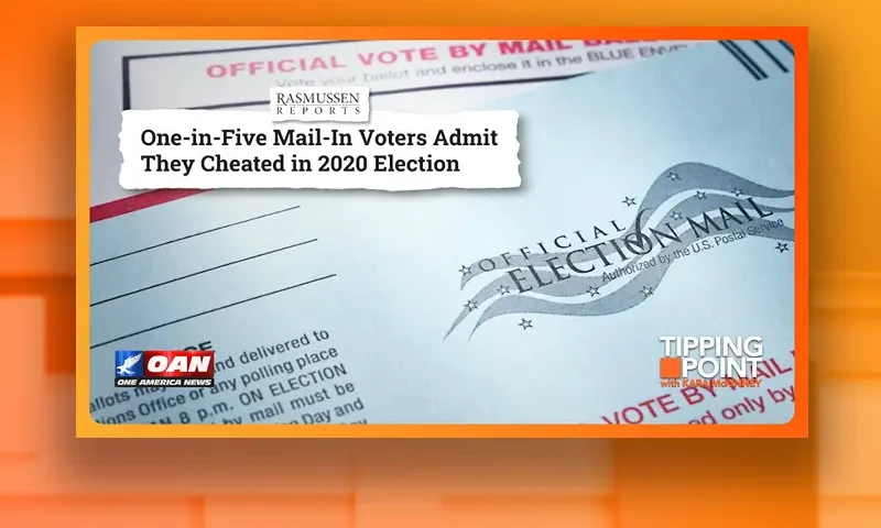 Video still from Tipping Point on One America News Network