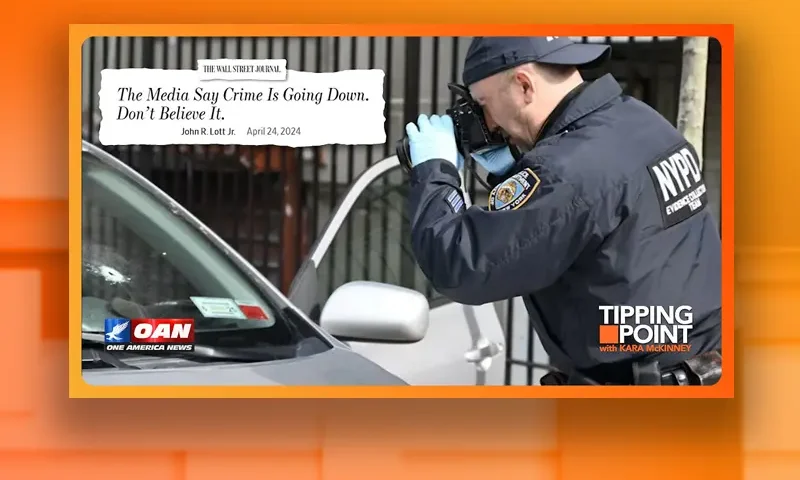 Video still from Tipping Point on One America News Network