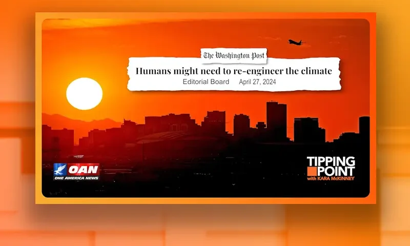 Video still from Tipping Point on One America News Network