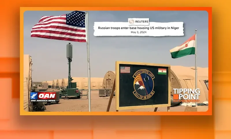 Video still from Tipping Point on One America News Network