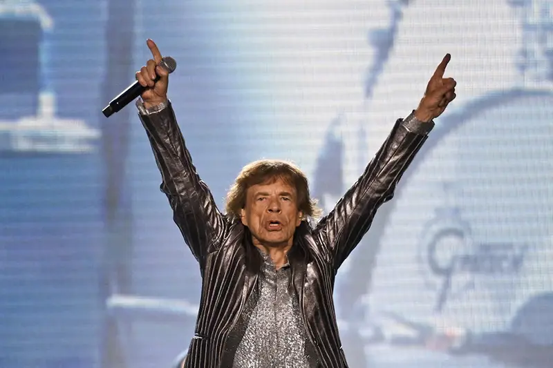 Mick Jagger of the rock band The Rolling Stones performs, as the band kick off their 2024 Hackney Diamonds tour at the NRG Stadium in Houston, Texas, U.S. April 28, 2024. REUTERS/Callaghan O'Hare/File Photo