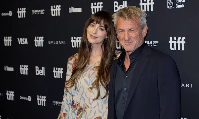 Cast members Dakota Johnson and Sean Penn attend the international premiere of "Daddio" at the Toronto International Film Festival (TIFF) in Toronto, Ontario, Canada September 10, 2023. REUTERS/Mark Blinch/File Photo