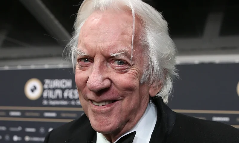 ZURICH, SWITZERLAND - SEPTEMBER 28: Donald Sutherland attends the "The Burnt Orange Heresy" premiere during the 15th Zurich Film Festival at Kino Corso on September 28, 2019 in Zurich, Switzerland. (Photo by Ferda Demir/Getty Images for ZFF)