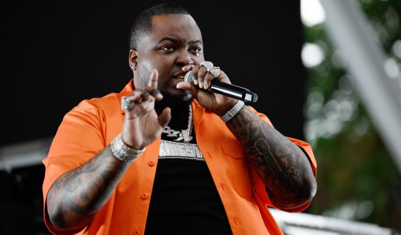 MIAMI, FLORIDA - JUNE 03: Sean Kingston performs onstage as TLC & Shaggy's Hot Summer Nights Tour takes over Miami's FPL Solar Amphitheater at Bayfront Park on June 03, 2023 in Miami, Florida. (Photo by Jason Koerner/Getty Images for Live Nation)