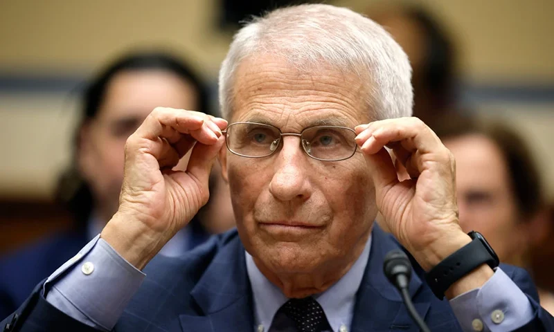 WASHINGTON, DC - JUNE 03: Dr. Anthony Fauci, former Director of the National Institute of Allergy and Infectious Diseases, testifies before the House Oversight and Accountability Committee Select Subcommittee on the Coronavirus Pandemic at the Rayburn House Office Building on June 03, 2024 in Washington, DC. The Subcommittee is holding a hearing on the findings from a fifteen month Republican-led probe of former Director of the National Institute of Allergy and Infectious Diseases Dr. Anthony Fauci and the COVID-19 pandemic's origins. (Photo by Chip Somodevilla/Getty Images)