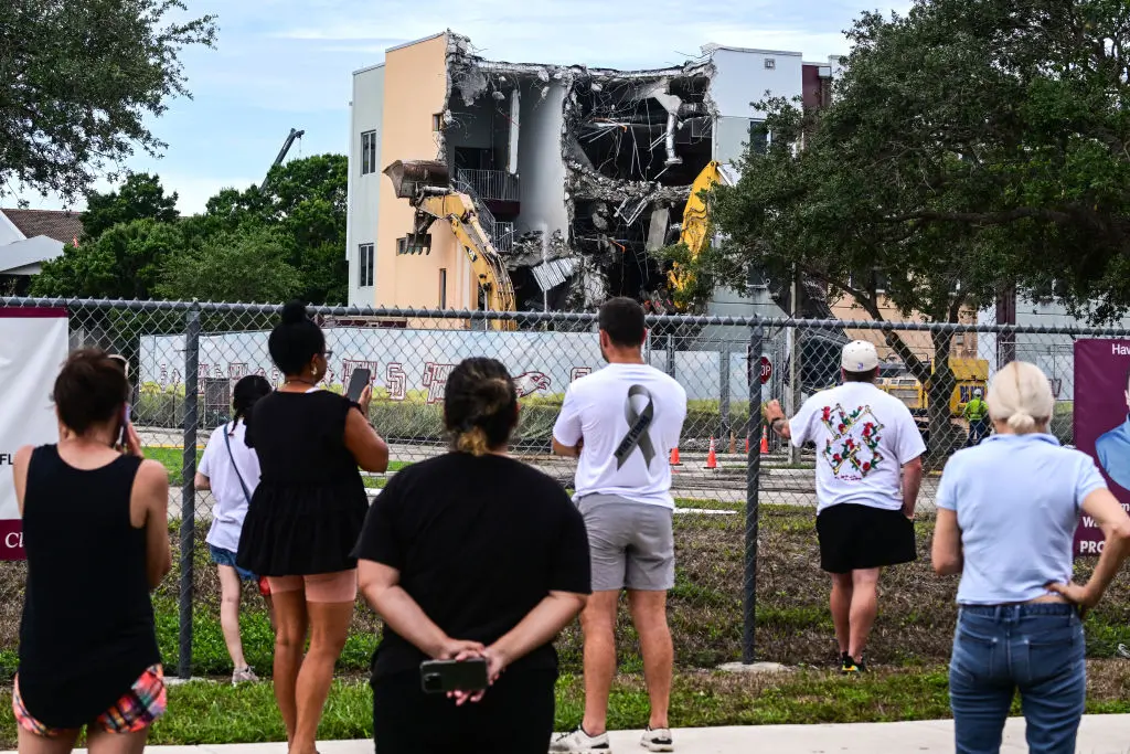 Demolition Begins At Parkland Classroom Building Where 2018 Shooting Occurred That Left 17 Dead