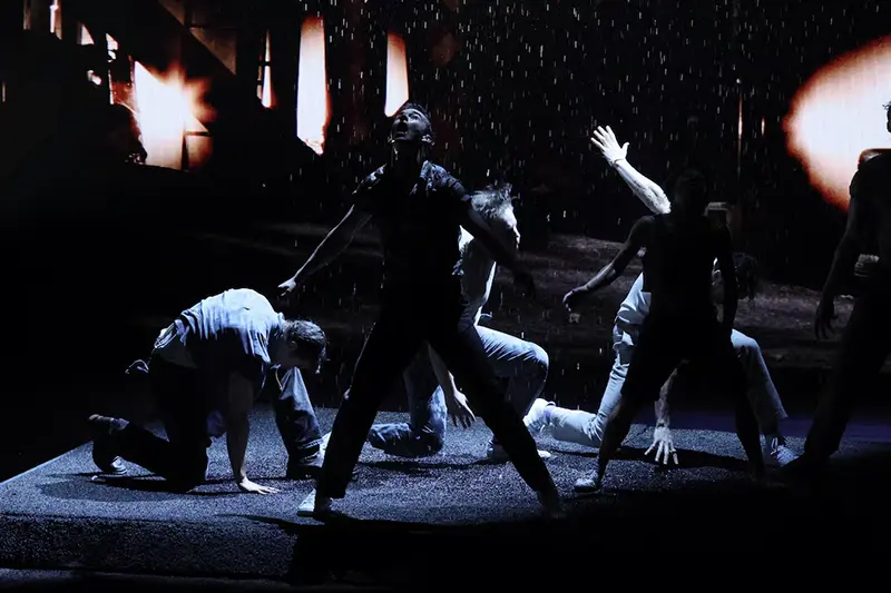 The cast of "The Outsiders" perform at the 77th Annual Tony Awards in New York City, U.S., June 16, 2024. REUTERS/Brendan Mcdermid
